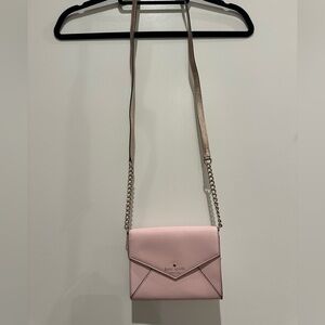 Kate Spade Blush Pink and Gold Crossbody Bag